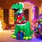 Costway 6FT Inflatable Christmas Dinosaur Dinosaur Decoration with LED Lights & Gift Box